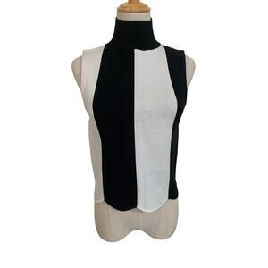 NWT Anthropologie Maeve Scalloped Turtleneck Sweater Tank Top - Size XS MSRP $98